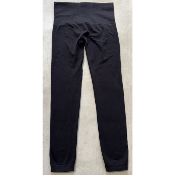 Spanx Look At Me Now Ecocare Leggings Women Sz M Very Black 20344R - Picture 3 of 6